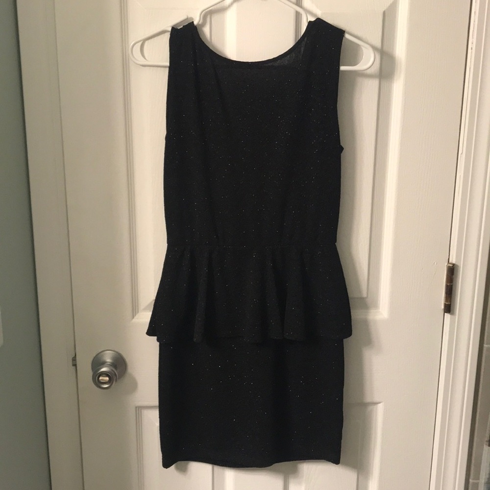 Shimmery black dress